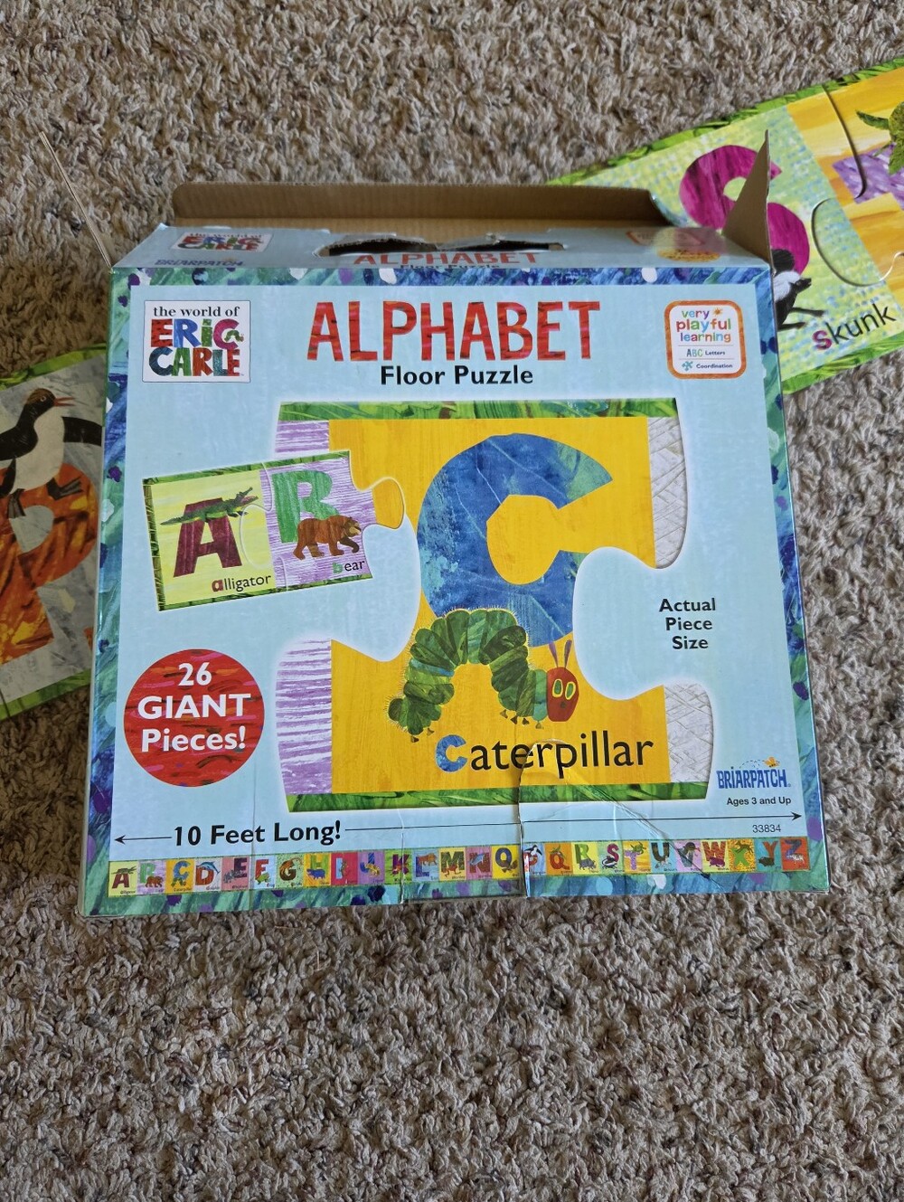 Eric Carle Alphabet Floor Puzzle 26 Giant Pieces